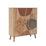 Hanah Home Form - 1048 Conjunto Muebles Recibidor Zapatero Banco Almacenamiento Tablero Melamina Patas Madera Sonomo Azul Oscuro